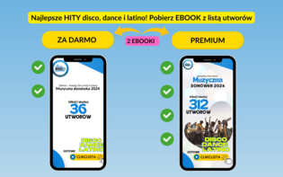 Premiera Ebooka DISCO POLO INFO! To Najlepsze HITY disco, dance i latino na Twoją imprezę! Pobierz za darmo! 